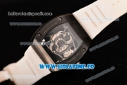 Richard Mille RM 038 Asia Automatic PVD Case with Skeleton Dial and White Inner Bezel - Dot Markers