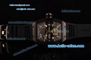 Richard Mille RM036 ST28-UP Automatic PVD Case with Black Rubber Strap Numeral Markers and Skeleton Dial - 7750 Coating