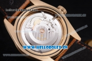 Tudor Heritage Black Bay Swiss ETA 2824 Automatic Bronze Case with Brown Dial Brown Leather Strap and Dot Markers - 1:1 Original (ZF)