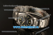 Rolex Explorer Cartier Asia Auto Steel Case with Black Dial and Steel Bracelet