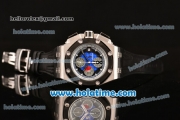 Audemars Piguet Grand Prix Chronograph Quartz Steel Case with PVD Bezel and Blue Dial - 7750 Coating