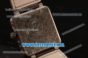 Bell & Ross BR 01-92 Burning Skull Asia Automatic Steel Case with Skull Dial and Brown Genuine Leather