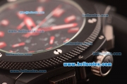 Hublot Big Bang Miyota OS20 Quartz PVD Case with Black Dial and Red Markers 1:1