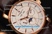 Vacheron Constantin Malte Asia Automatic Rose Gold Case with White Dial and Stick Markers