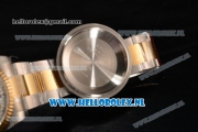 Rolex Datejust Yellow Gold Case 3135 Auto with White Dial and Two Tone Bracelet - 1:1 Origianl (AAAF)