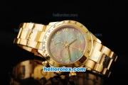 Rolex Daytona Automatic Movement Full Gold with MOP Dial and Gold Roman Markers