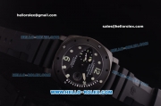 Panerai Luminor Submersible 1000m Automatic 7750-Coated Black PVD Case with Black Chequered Dial and Black Rubber Strap