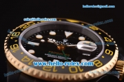 Rolex GMT-Master II Prohunter Edition Rolex 3186 Automatic Movement PVD Case and Strap with Gold Bezel