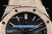 Audemars Piguet Royal Oak Clone AP Calibre 3120 Automatic Steel Case with Blue Dial and Steel Bracelet (EF)