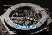 Hublot Big Bang Unico Chrono Swiss Valjoux 7750 Automatic PVD Case with Skeleton Dial and Black Rubber Strap - 1:1 Original