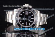 Rolex Submariner Swiss ETA 2836 Automatic Stainless Steel Case/Bracelet with Black Dial and Dot Markers (BP)