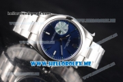 Rolex Oyster Perpetual Air King Clone Rolex 3132 Automatic Stainless Steel Case/Bracelet with Blue Rhodium Dial and Stick Markers - 1:1 Original (JF)