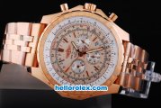 Breitling For Bentley Chronograph Quartz Movement with Rose Gold Case