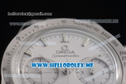 Omega Speedmaster'57 Co-Axial Clone Omega 9300 Automatic Steel Case/Bracelet with White Dial and Stick Markers (EF)