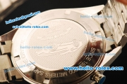 Tag Heuer Carrera Chronograph Miyota Quartz Movement Full Steel with Silver Dial and Stick Markers-7750 Coating