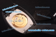 Franck Muller Casablanca Swiss ETA 2836 Automatic PVD Case with Diamond Bezel/Dial Black Rubber Strap