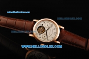 A.Lange&Sohne Glashutte Swiss Tourbillon Manual Winding Movement Rose Gold Case with Cream Dial