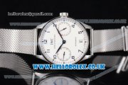 IWC Portuguese Automatic Clone IWC 52010 Automatic Stainless Steel Case/Bracelet with White Dial and Arabic Number Markers (YL)