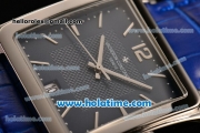 Vacheron Constantin Historiques Toledo Miyota Quartz Steel Case with Stick Markers and Blue Dial