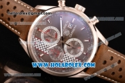 Tag Heuer Carrera Calibre 16 Senna Special Edition Chrono Miyota Quartz Rose Gold Case with Brown Dial and Stick Markers