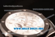 Audemars Piguet Royal Oak Perpetual Calendar Asia Automatic PVD Case with White Dial and PVD Bracelet