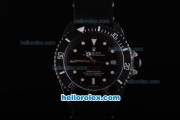 Rolex Sea-Dweller Pro-Hunter Swiss ETA 2836 With Black Dial and Case,Air Vent Edition and Black Nylon Strap