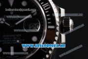 Rolex Submariner Clone Rolex 3135 Automatic Stainless Steel Case/Bracelet with Black Dial and Dot Markers (BP)