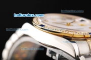 Rolex Datejust Automatic Movement with Diamond Bezel and Two Tone Bracelet