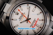 Rolex Milgauss Automatic Movement Full PVD with White Dial and White Stick Markers