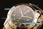 Breguet Aeronavale Type XX Swiss Valjoux 7750 Automatic Full Steel with Black Dial - 1:1 Original