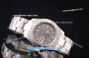 Rolex Yachtmaster Swiss ETA 2836 Automatic Full Steel with Silver Dial 10 Micron Plated-1:1 Original