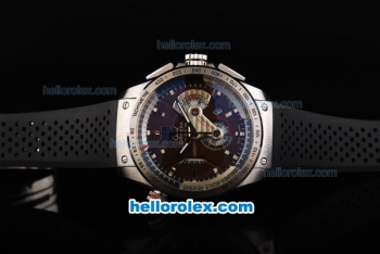 Tag Heuer Grand Carrera Calibre 36 Chronograph Miyota Quartz Swiss Coating Case with Silver Stick Markers and Brown Dial