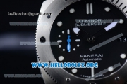 Panerai Luminor Submersible 1950 3 Days Automatic PAM01305 Clone P.9010 Automatic Steel Case with Black Dial Dot Markers and Black Rubber Strap (ZF)