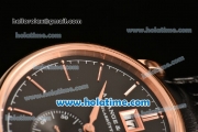 A.Lange&Sohne Saxonia Miyota Quartz Rose Gold Case with Stick Markers and Black Dial