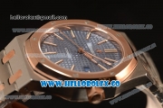 Audemars Piguet Royal Oak 41mm Two Tone Clone AP3120 Automatic Blue Dial EF Best Edition