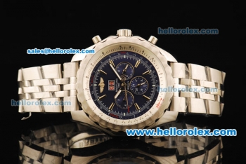 Breitling Bentley Motors Automatic Movement Full Steel with Blue Dial