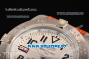 Breitling Avenger II Seawolf Asia 2813 Automatic Steel Case with White Dial and Arabic Numeral Markers