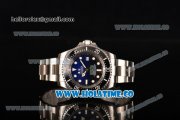 Rolex Deepsea Sea-Dweller D-Blue Edition Dive Swiss ETA 2836 Automatic Full Steel with D-Blue Dial White Markers and Black Bezel - 1:1 Original (NOOB)