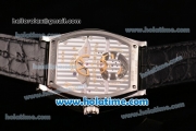 Vacheron Constantin Malte Swiss ST Tourbillon Steel Case with Black Alligator Strap Diamond Bezel and White Dial (FT)