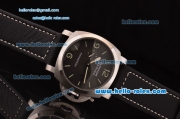 Panerai Luminor Marina 1950 3 Days PAM 00392 Automatic Steel Case with Black Dial and Black Leather Strap