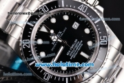 Rolex Sea-Dweller Asia 2813 Automatic Steel Case/Bracelet with Black Bezel and White Markers