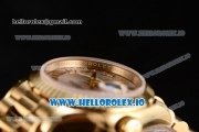 Rolex Datejust Swiss ETA 2671 Automatic Yellow Gold Case with Sliver Dial Roman Numeral Markers and Yellow Gold Bracelet (BP)