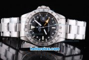 Rolex Explorer II Oyster Perpetual Automatic Swiss ETA Case with Black Dial and Beige Marking