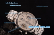 Tag Heuer Grand Carrera Calibre 17 Chrono Swiss Valjoux 7750-SHG Automatic Steel Case with Steel Strap White Dial
