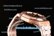 Audemars Piguet Royal Oak 41 Swiss ETA 2824 Automatic Full Rose Gold with Blue Dial and Stick Markers - 1:1 Original (Z)