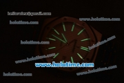 Audemars Piguet Royal Oak Swiss ETA 2824 Automatic Full Steel with Sitck Markers and Black Dial - 1:1 Original Best Version