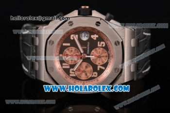 Audemars Piguet Royal Oak Offshore "Pride of Indonesia" Limited Edition Chrono Swiss Valjoux 7750 Automatic Titanium Case with Black Dial and Rose Gold Arabic Numeral Markers (JF)