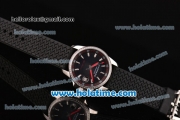 Chopard Alfa Romeo Miyota OS2035 Quartz Steel Case with Black Dial Diamond Bezel and Stick Markers