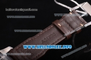 IWC Pilot's Watch Chronograph Edition "The Little Prince" Swiss Valjoux 7750 Automatic Steel Case with Blue Dial Brown Leather Strap and White Arabic Numeral Markers (YL)