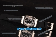 Richard Mille RM 007 Miyota 9015 Automatic Steel Case with Skeleton Dial and White Arabic Numeal Markers (K)